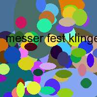 messer fest klinge